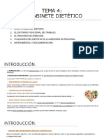 Tema 4: El Gabinete Dietético