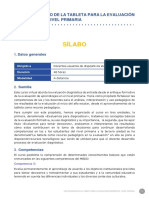 Uso Pedagogico de La Tableta para Evaluación Diagnóstica - Primaria PDF