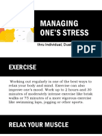 Managing One's Stress PDF