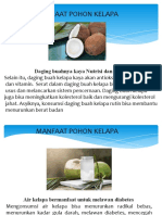 Manfaat Pohon Kelapa