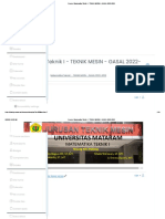 Course - Matematika Teknik I - TEKNIK MESIN - GASAL 2022-2023 TUGAS 1 Klas B