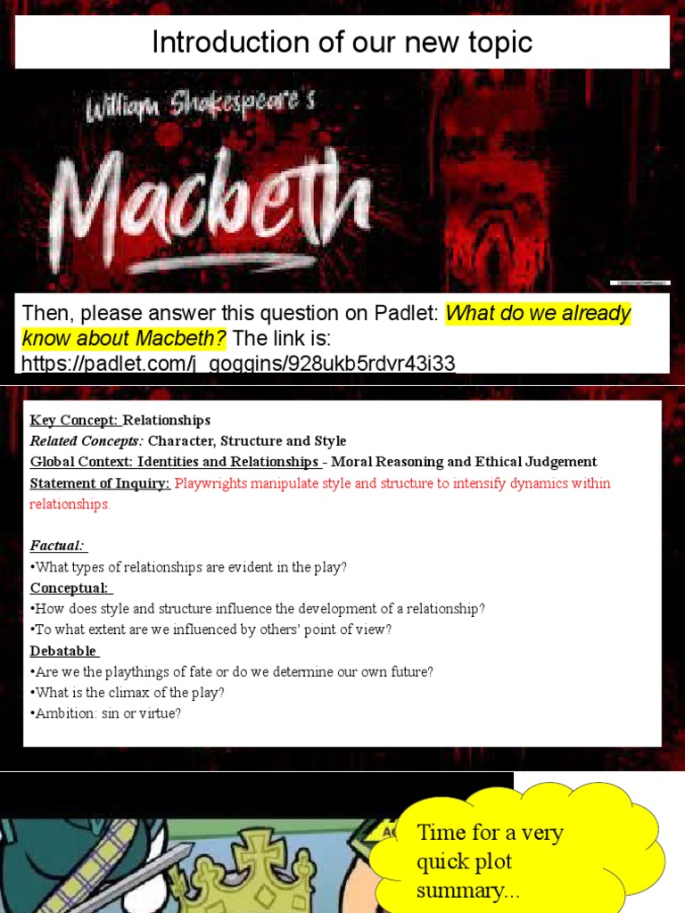 Exploring Context in Macbeth | PDF | James Vi And I | Macbeth