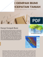 Presentasi Sukses Seismologi