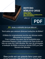 Panorâma Bíblico 2022 - Aula 2