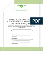 Dokumen - Tips - Evaluar Habilidades Metalingueisticas de Tipo Fonologico PHMF 1pdf