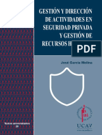 Gestión Y Dirección de Actividades en Seguridad Privada Y Gestión de Recursos Humanos