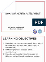 NCM101J - Nursing Health Assessment - Week 3