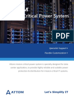 Attom Mission Critical Power System Brochure