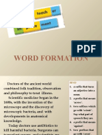 Word Formation - 1st Lesson - Língua Inglesa II - Feb2023