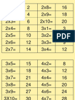 Memorama Tablas PDF