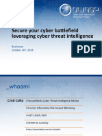 Secure your cyber battlefield with threat intelligence