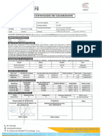 CERTIFICADO DE CALIBRACIÓN - ESTACION TOTAL