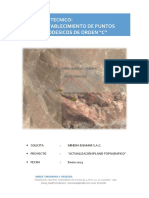 Informe Geodesico - Minera Enamar S.A.C.