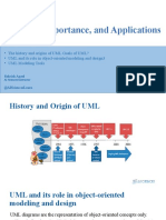 01 UML, Its Importance and Applications