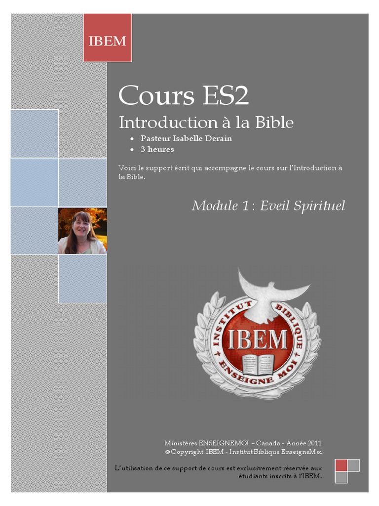 Es2 Introduction La Bible 3h 2 | PDF | Jésus | Samaritains