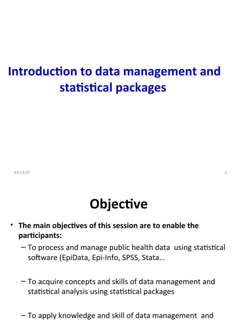 Introduction to Statistical Software | PDF | Level Of Measurement ...