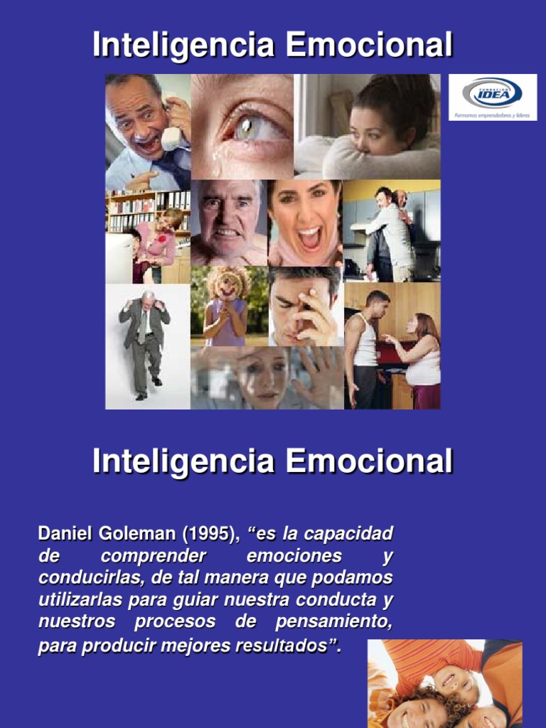 INTELIGENCIA EMOCIONAL PDF Inteligencia emocional Las emociones