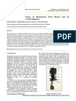 Analysis and Simulation of Elastomeric Strut Mount