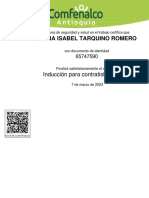 6692 MARIA ISABEL TARQUINO ROMERO Induccion para Contratistas (Personas Juridicas) 03 2023 PDF
