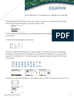 05 - CASIO - QuickStartGuide - fx-9860GII - EQUATION PDF