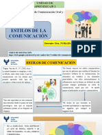 PPT Estilos de comunicacion 