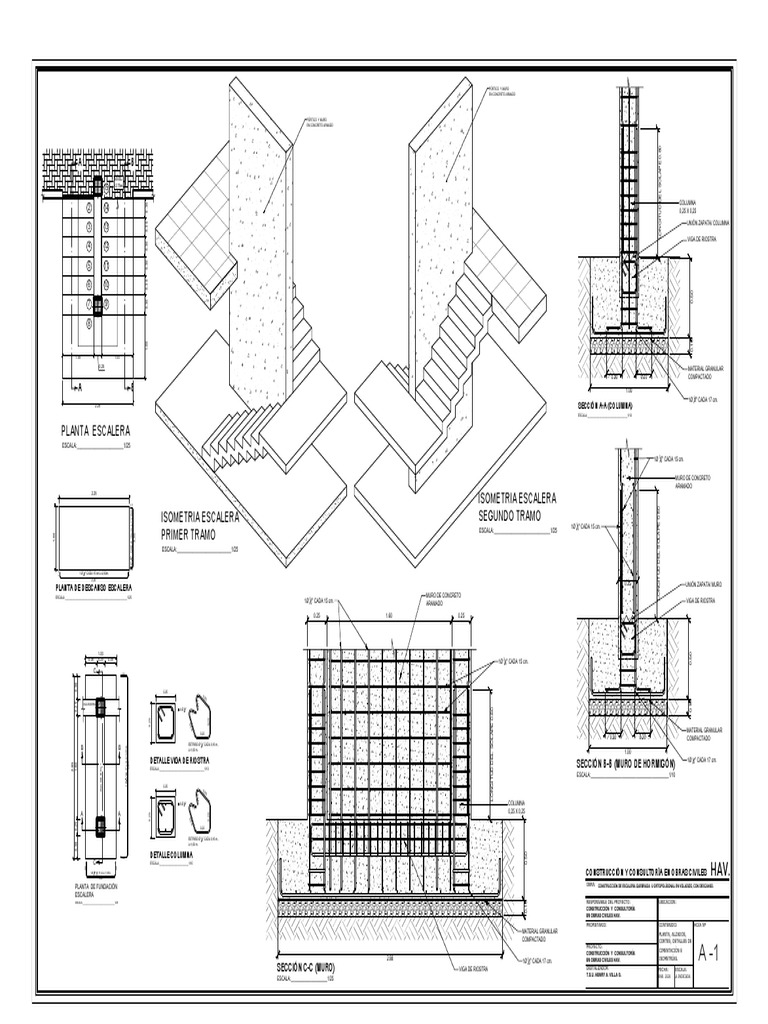 Diseño de un pórtico y muro de concreto armado con detalles ...