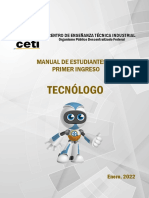 Manual de estudiantes CETI: guía para nuevos tecnólogos