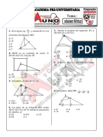 Triángulos y cuadrados: problemas de geometría