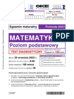 Matura Podstawowa Probna Matematyka Wrzesien 2022