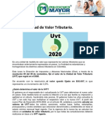 La UVT Año 2020 PDF