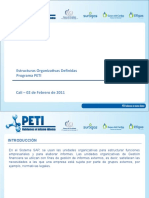 01 Estructuras Organizativas FI - CO Definiciones PETI