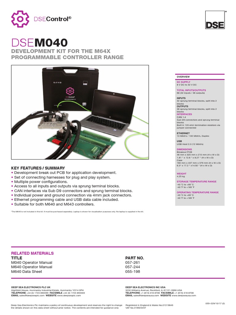 M040 Data Sheet | PDF | Usb | Electrical Connector