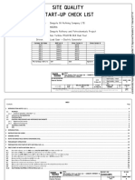 GT Start Up Check List and Operation