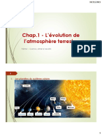 Thème 1 - Chapitre 1 - Evolution Atmosphère Terrestre - Format Document