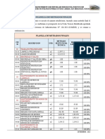 Informe Final - Planilla de Metrados Finales Rev A