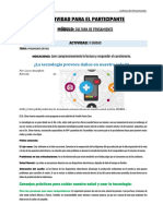 Actividad para El Participante - V PDF