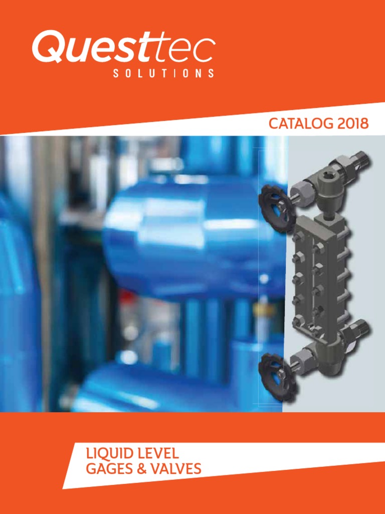 QuestTec Liquid Level Gauges and Valves Catalog | PDF | Stainless Steel ...