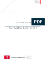 Actividad Lectora 1