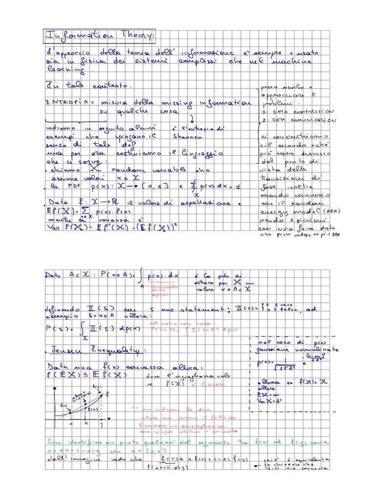 Some Notes On Info Theory | PDF