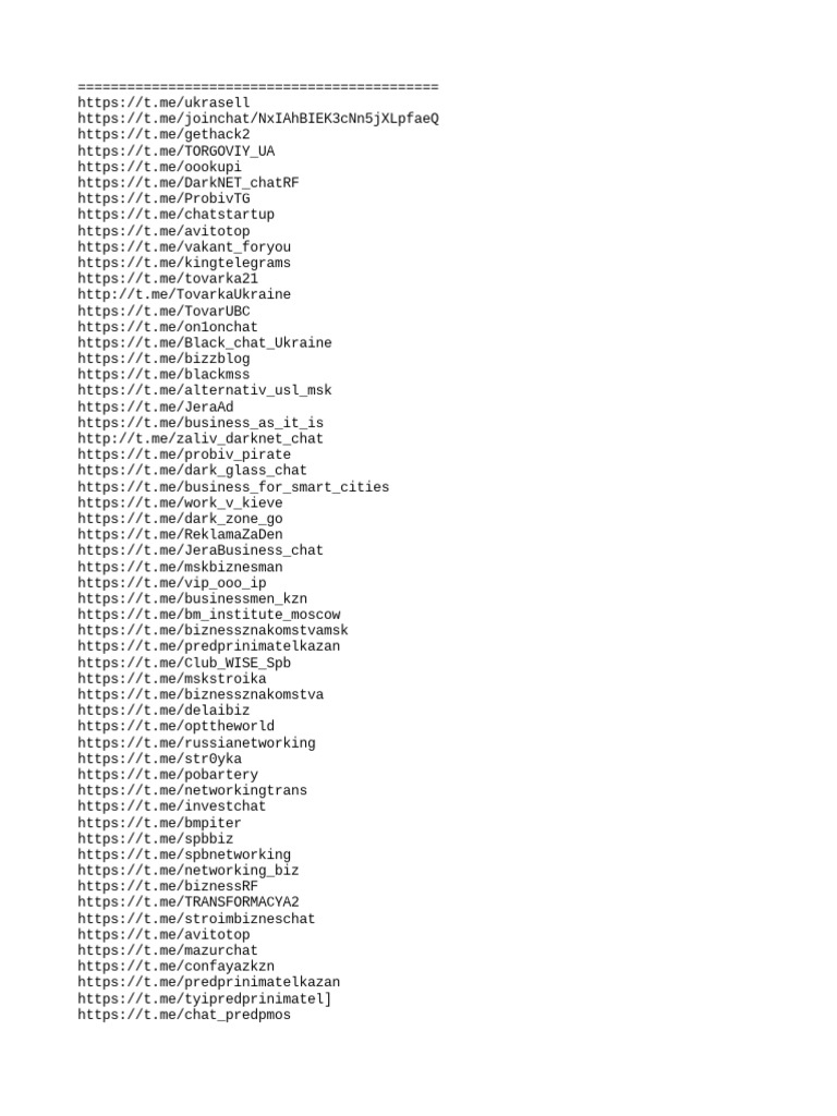 Telegram Channels For Business And Alternative Services PDF