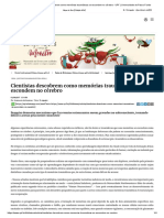 Cientistas Descobrem Como Memórias Traumáticas Se Escondem No Cérebro - UPF - Universidade de Passo Fundo