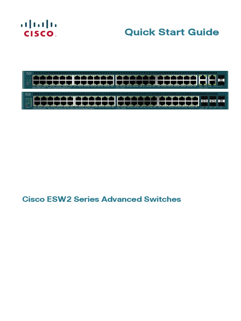 Esw2 QSG Download Free PDF Network Switch Ip Address