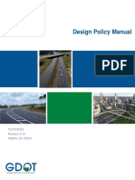 GDOT-DPM - Design Policy Manual PDF