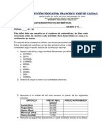 Taller Diagnostico de Matematicas 5