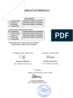 Jadwal Kegiatan Remaja New