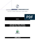 Informe de Clima Laboral PDF