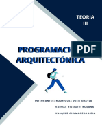 Programación Arquitectónica