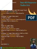 React MUI Responsive FlexBox Grid