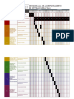 Cronograma de Acompanhamento de Atividades Práticas - Planilhas Google