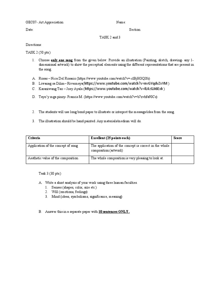 Art Interpretation for Students | PDF